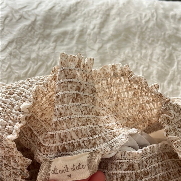 Altar'd State Textured Ruffle Shorts - Picture 2 of 3